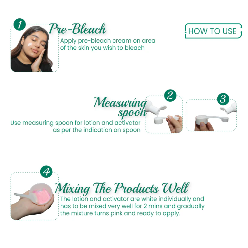 Niconi Tan Removal Ammonia Free Oxygen Face Bleach For Regular & Oily Skin - 600gm - Image 5