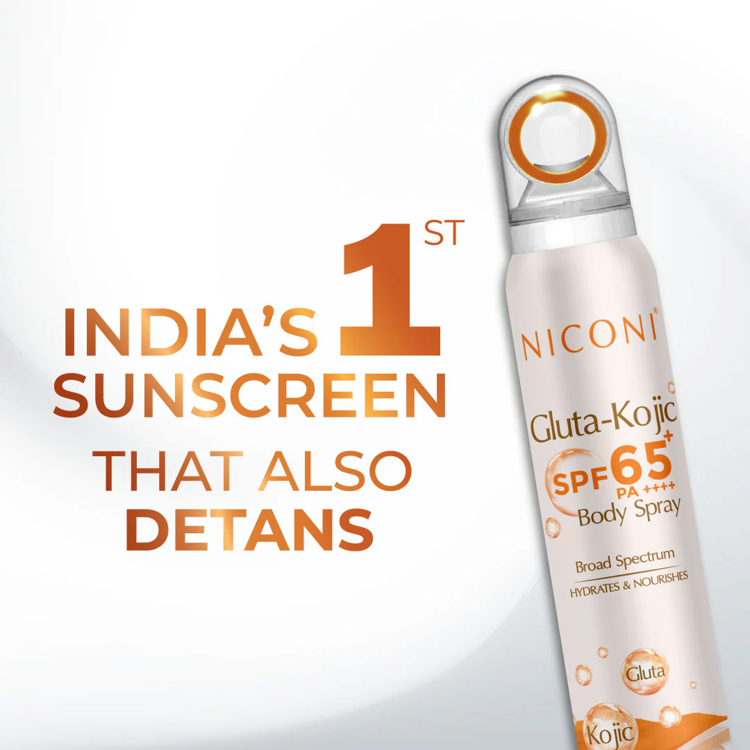 Niconi Gluta-Kojic SPF 65+ PA++++ Body Spray (180ml) - Image 3