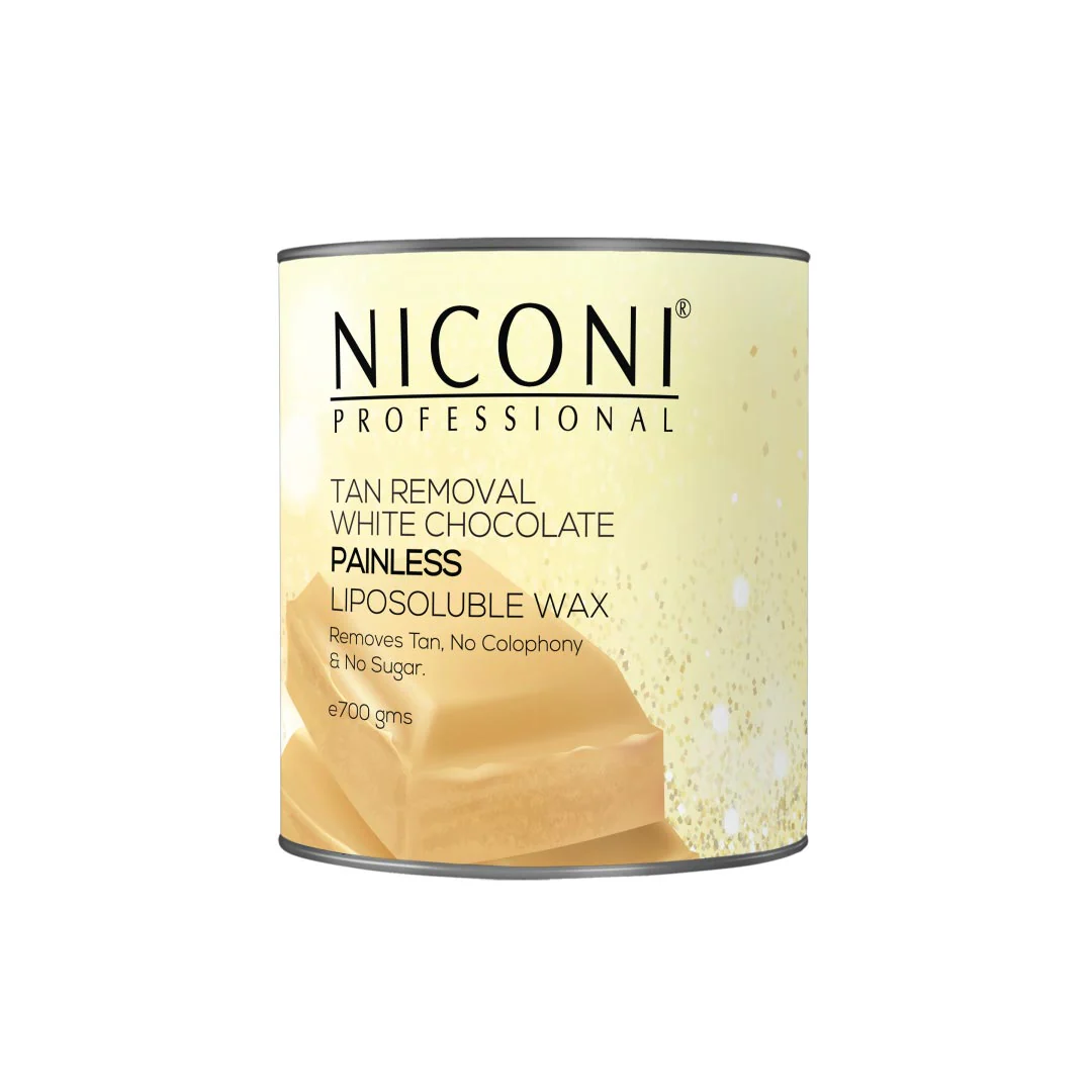 NICONI Painless Liposoluble Hair Removal Wax (White Chocolate) 700gms - Image 10
